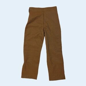 Pull&Bear Brown Checkered Casual Pants